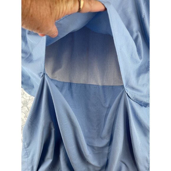 Magellan Outdoors Mens Fish Gear 3XL Relaxed Fit Blue Short Sleeve Shirt - Picture 11 of 12